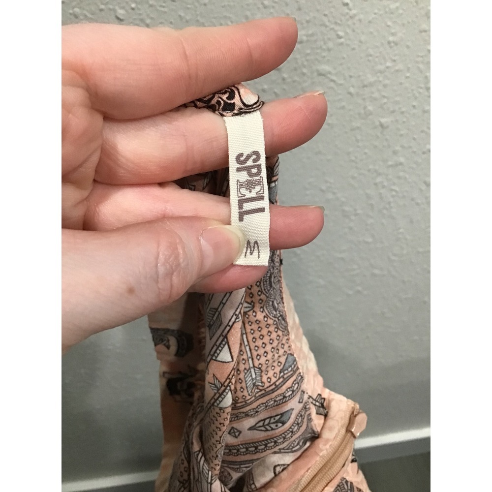 Vtg Rare Spell & The Gypsy Collective Coyote Maxi Split Skirt M Boho Festival - Picture 7 of 10